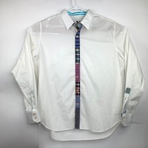 Robert Graham X Collection White Button Down Shirt